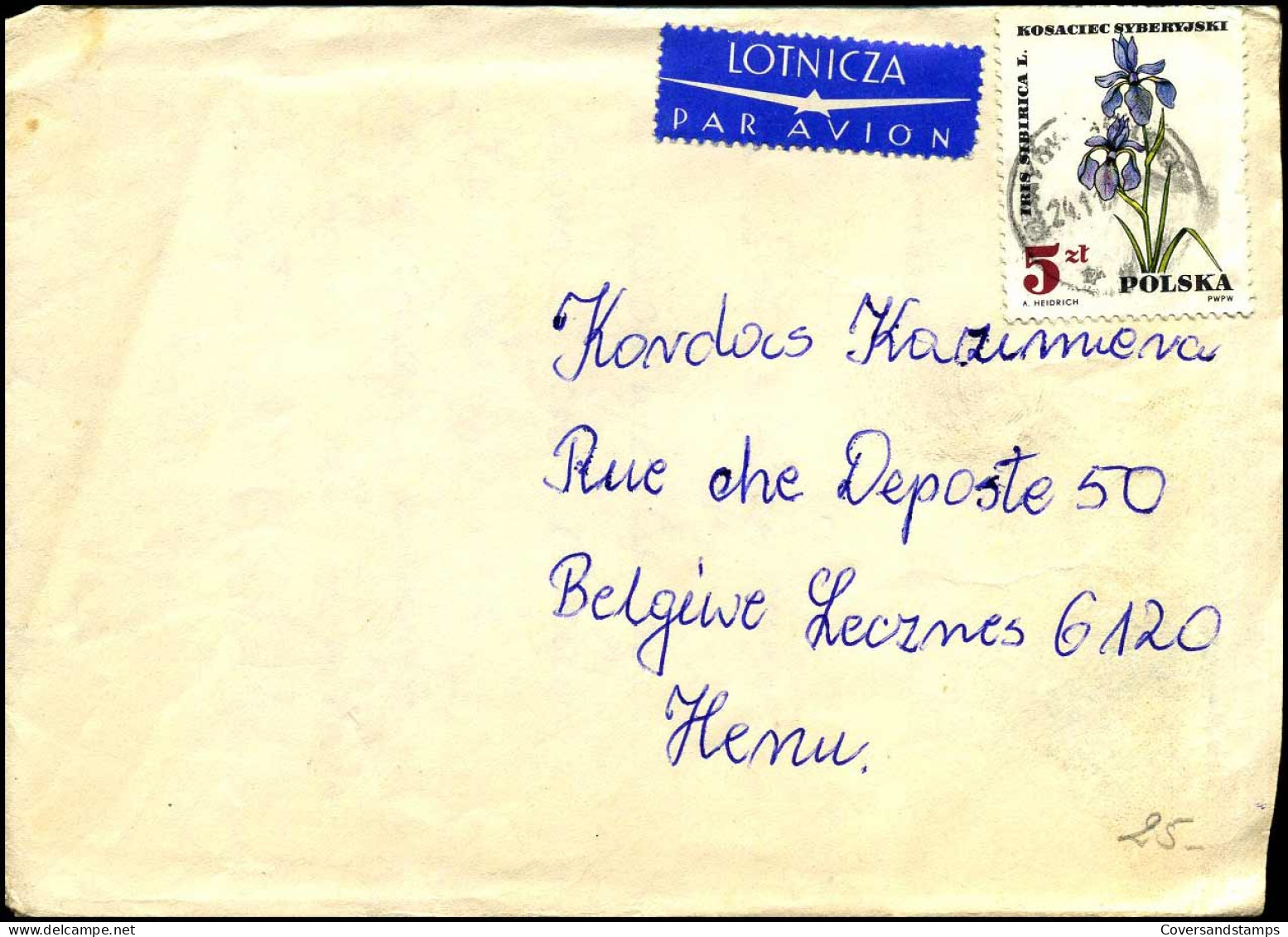 Cover To Belgium - Storia Postale