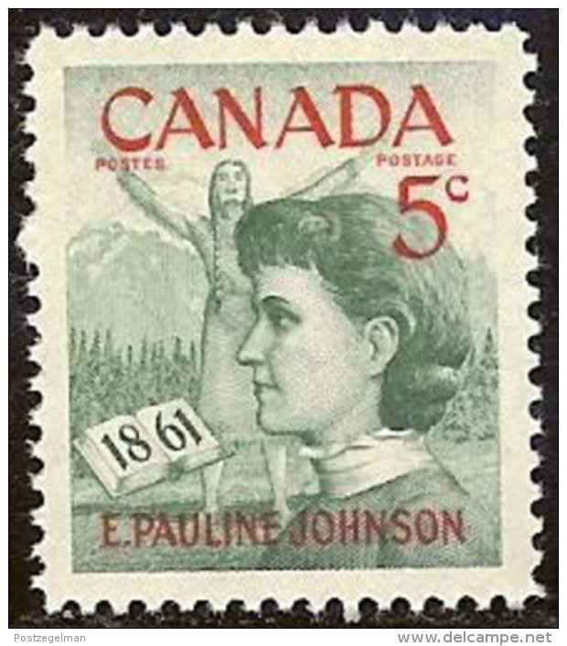 CANADA, 1961, Mint   Hinged Stamp(s), Pauline Johnson,  Michel 339, M5490 - Unused Stamps