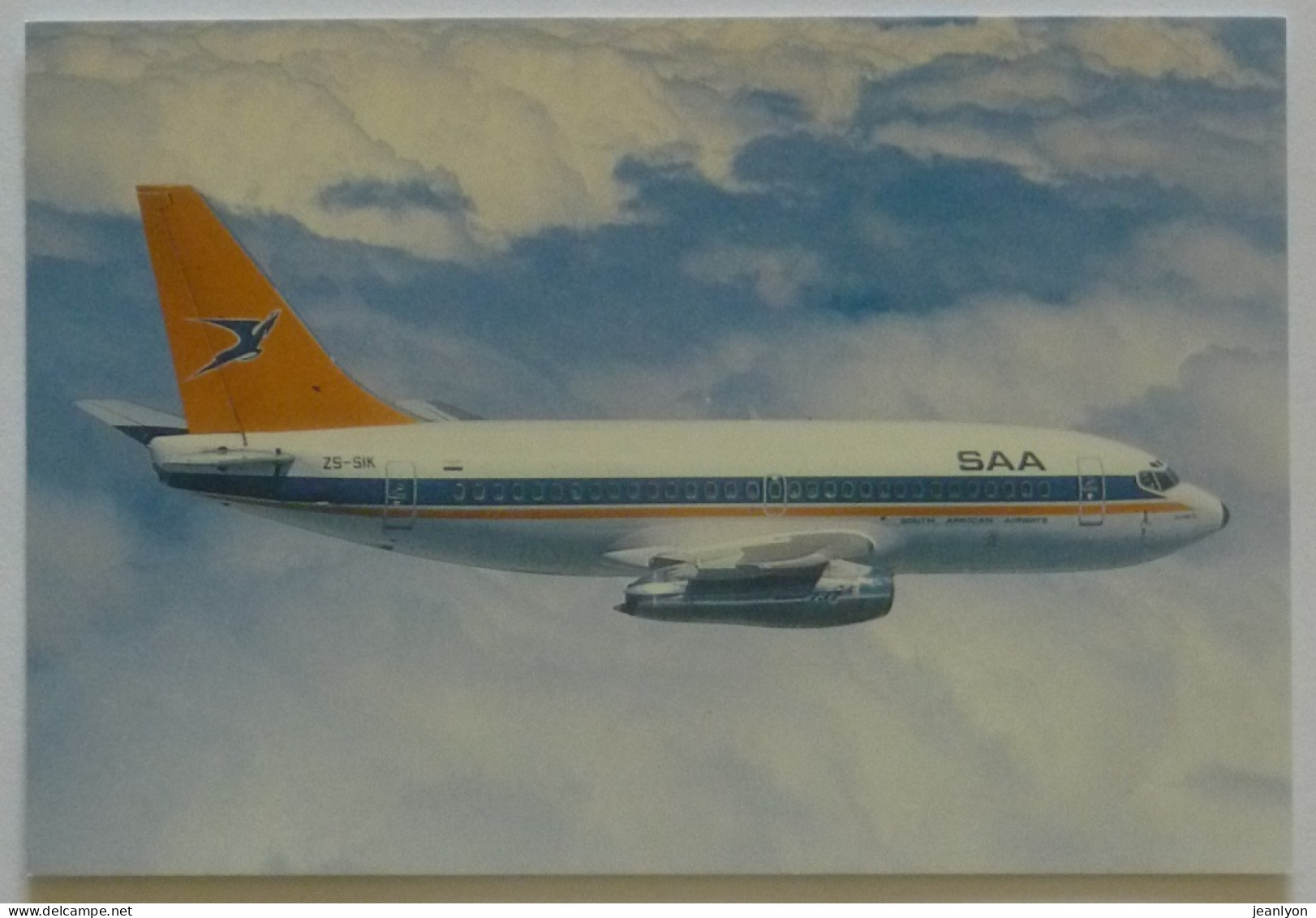 AVION BOEING 737 - SAA SAL / South African Airways - Sud Afrikaanse Lugdiens - Avion En Vol Dans Le Ciel - 1946-....: Moderne