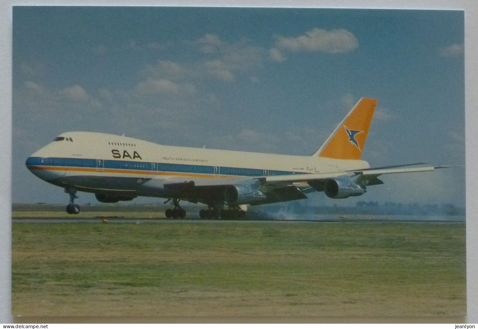 AVION BOEING 747 B 200 / Super B - SAA SAL / South African Airways - Sud Afrikaanse Lugdiens - Avion Au Sol Sur La Piste - 1946-....: Moderne