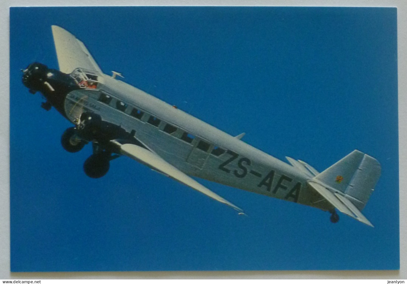 AVION JUNKERS JU 52/3 M - SAA SAL / South African Airways - Sud Afrikaanse Lugdiens - Avion En Vol Dans Le Ciel - 1946-....: Moderne