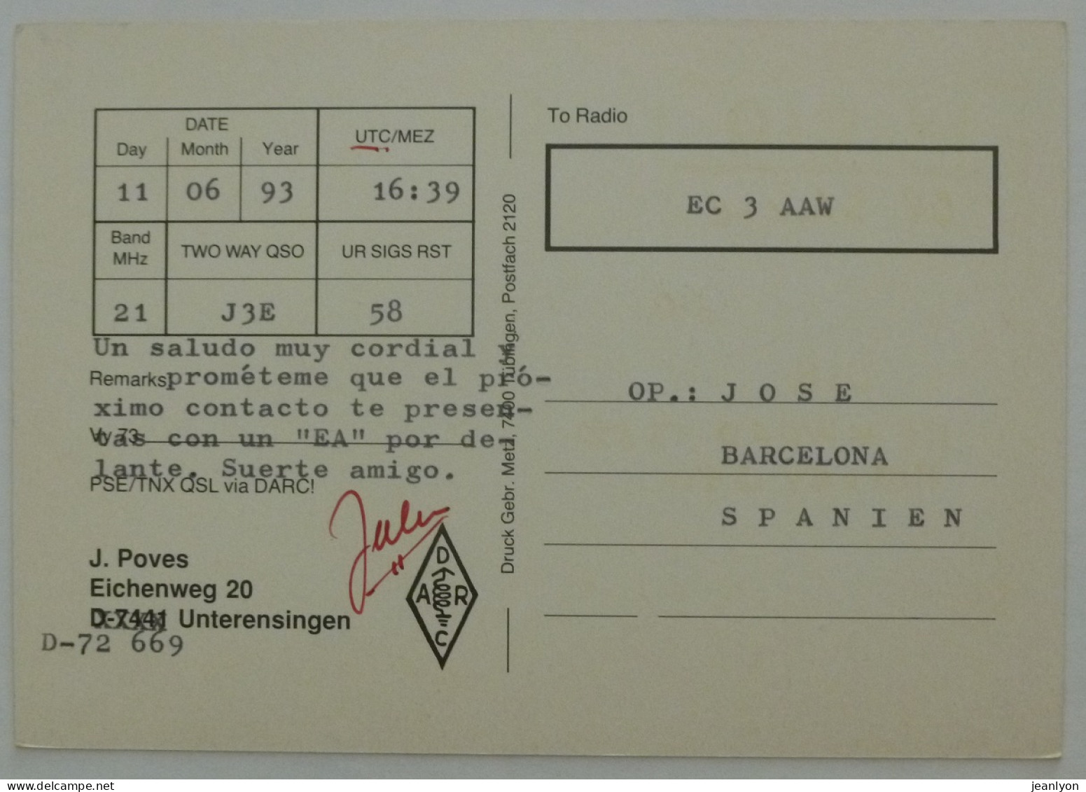 METEOROLOGIE / ORAGE - ECLAIRS FOUDRE Sur Les Toits - Carte QSL - Autres & Non Classés