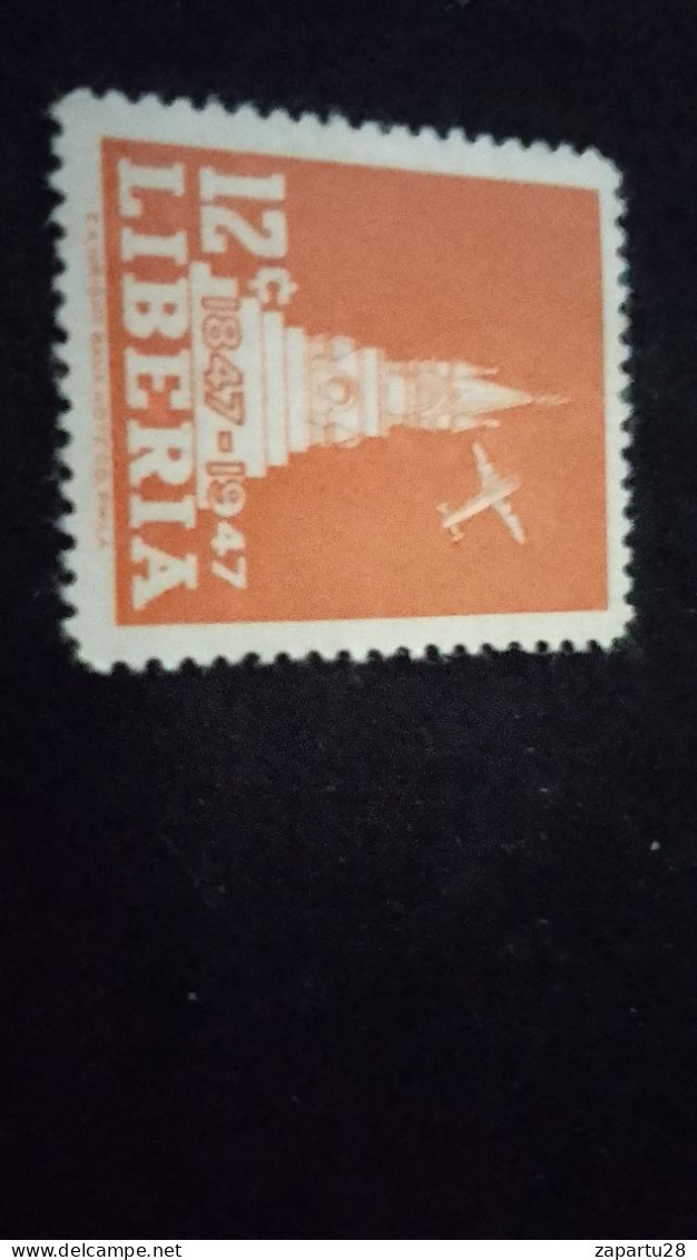 LİBERYA--1947   12  C      DAMGASIZ - Liberia
