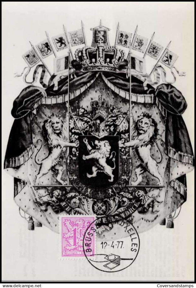 1850 - MK - Cijfer Op Heraldieke Leeuw - 1971-1980