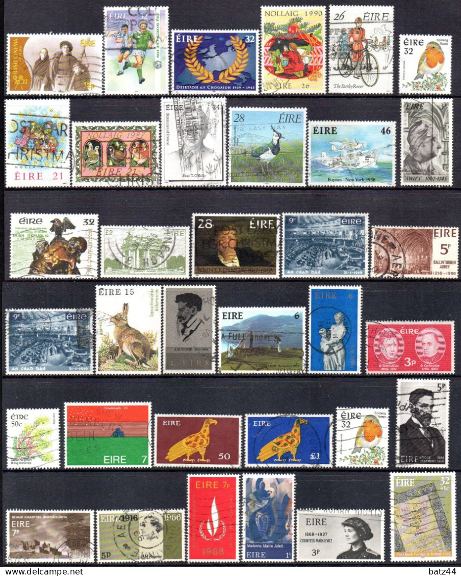 IRLANDE EIRE Petit Lot Timbres Tous Oblitéré / Used - Verzamelingen & Reeksen