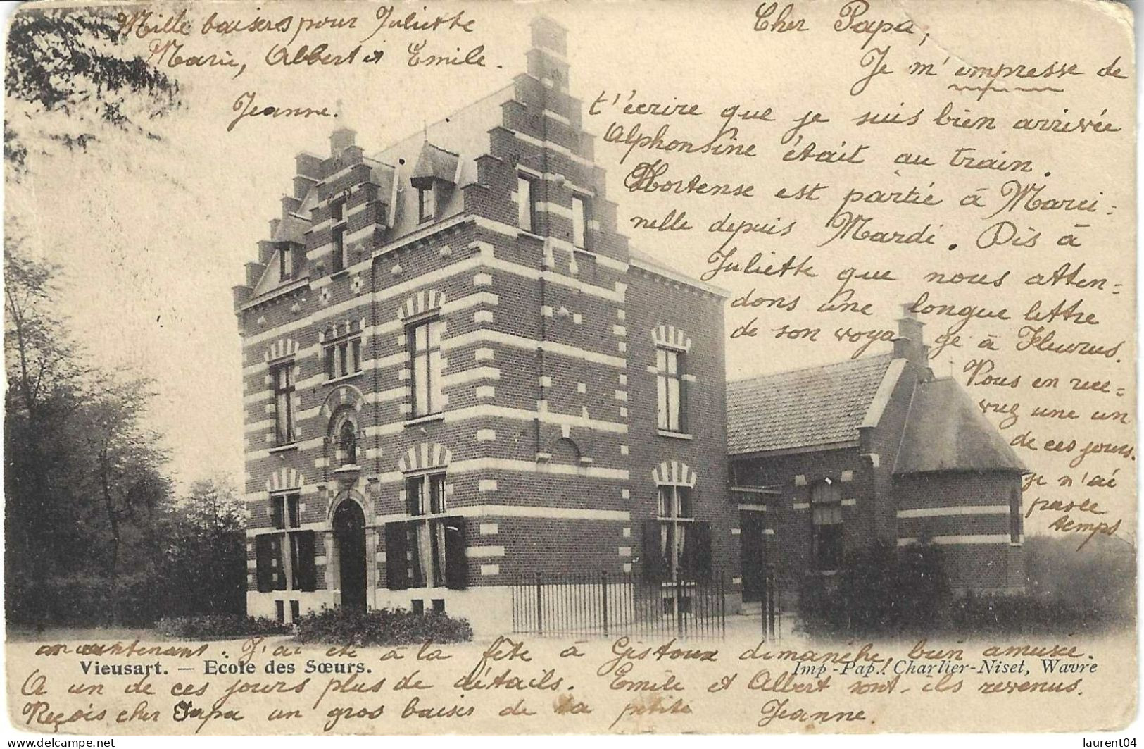 CHAUMONT GISTOUX.  CORROY LE GRAND. VIEUSART.  ECOLE DES SOEURS. - Chaumont-Gistoux