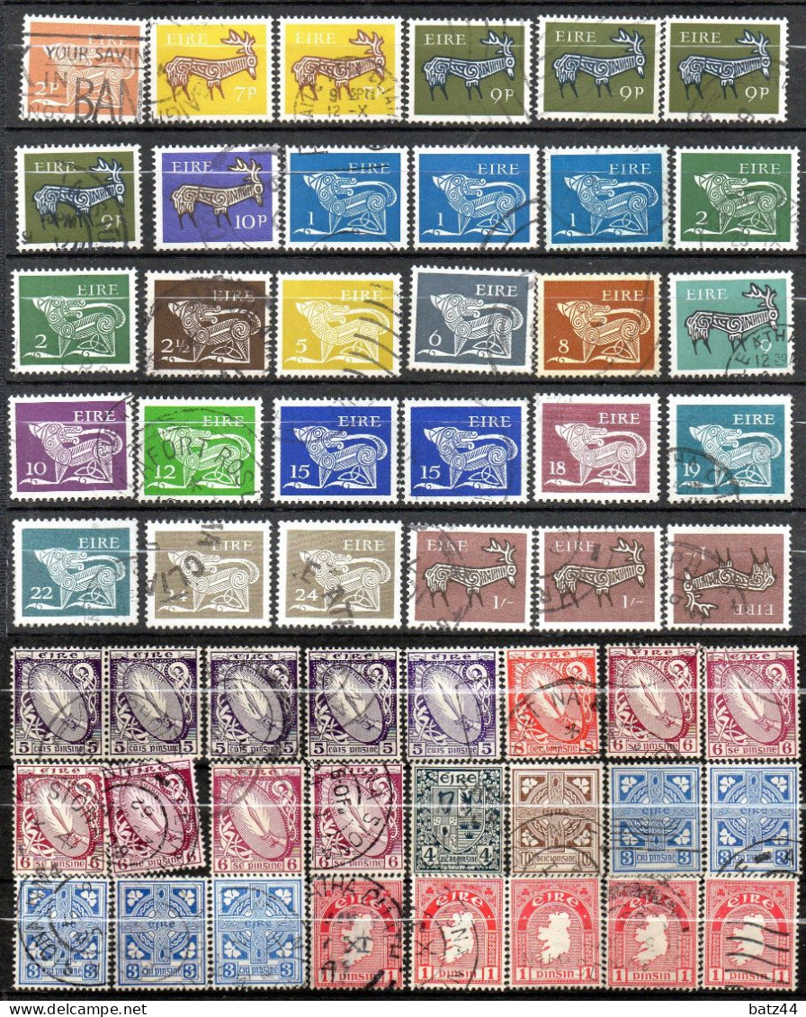 IRLANDE EIRE Petit Lot Timbres Tous Oblitéré / Used - Verzamelingen & Reeksen