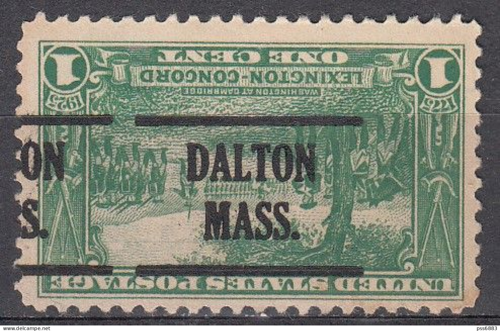 USA LOCAL Precancel/Vorausentwertung/Preo From MASSACHUSSETTS - Dalton - Type 701 -  NICE DENOM - Préoblitérés