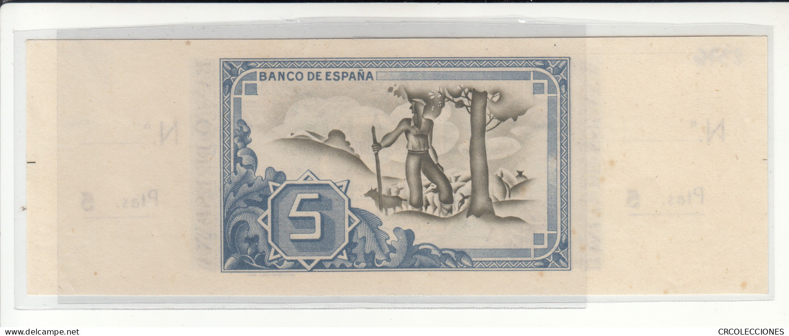 BILLETE ESPAÑA 5 PESETAS BILBAO P-S561c SIN CIRCULAR - Altri & Non Classificati