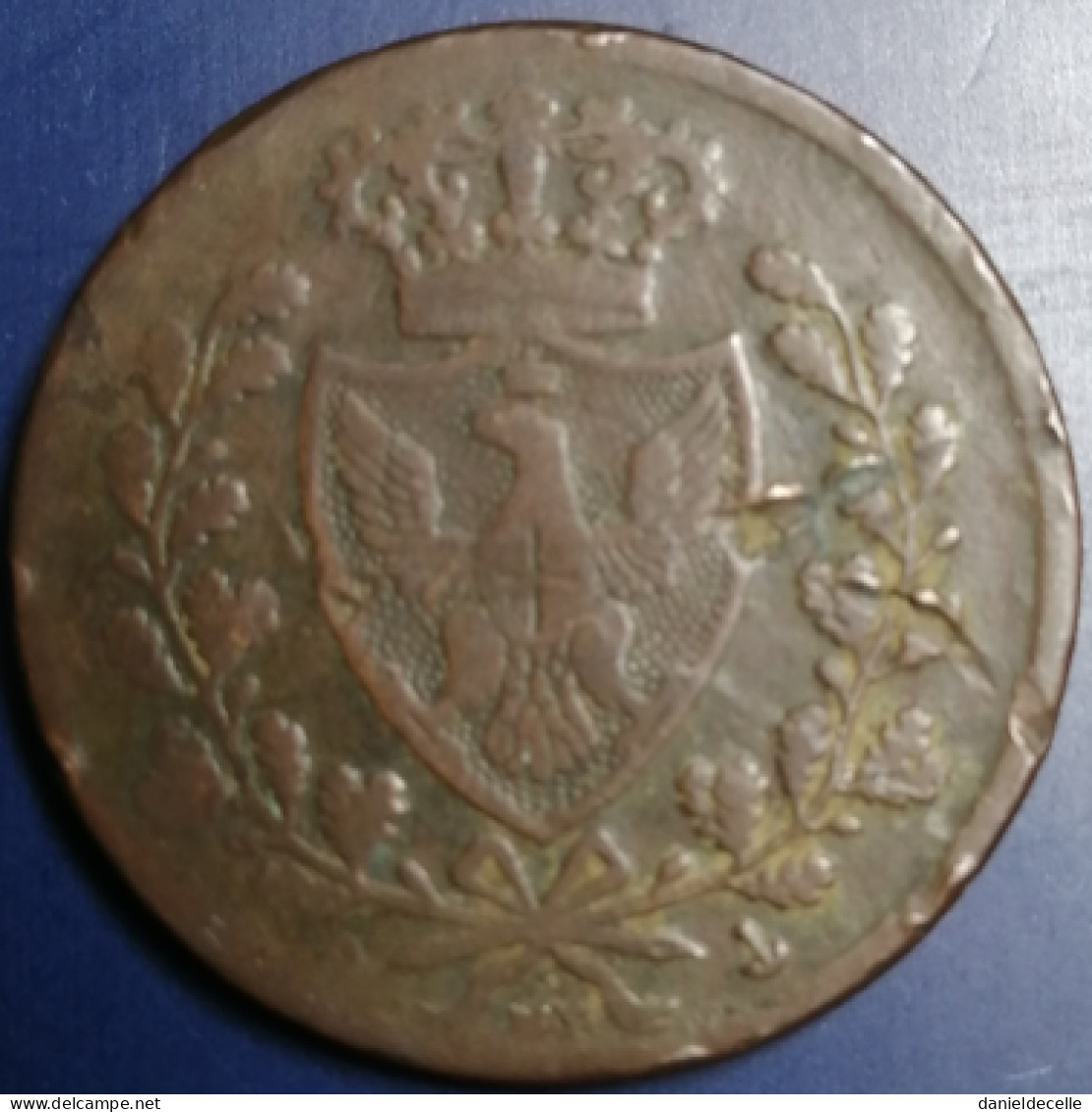 5 Centesimi Royaume De Sardaigne 1826P Tête D'aigle - Piemonte-Sardegna, Savoia Italiana