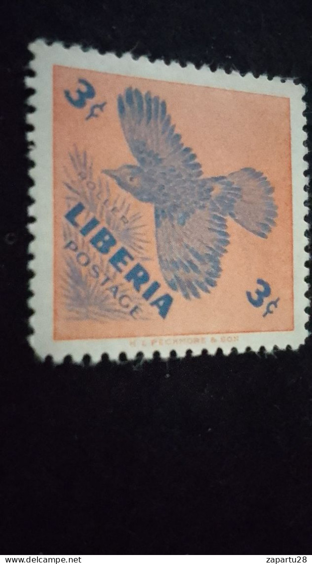 LİBERYA--1947   3  C      DAMGASIZ   UÇAK - Liberia