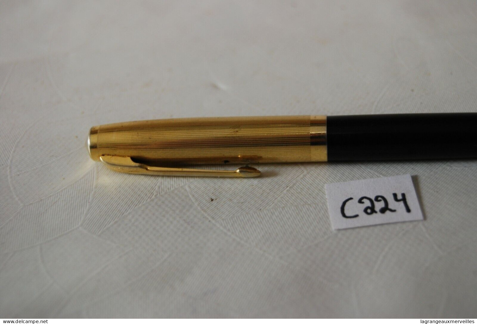 C224 Ancien Stylo Plume Parker Doré - Lapiceros