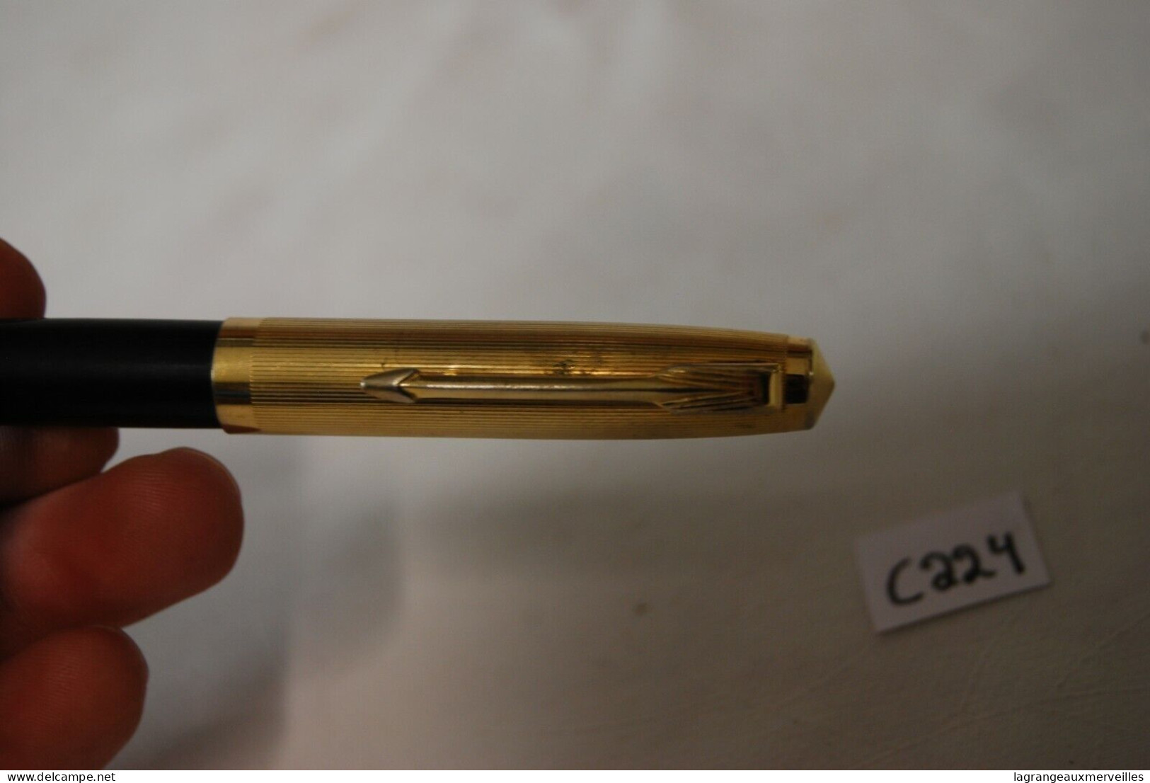 C224 Ancien Stylo Plume Parker Doré - Schreibgerät