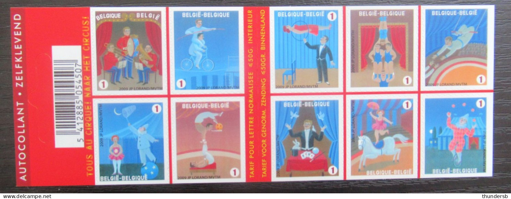 B105 'Het Circus'  - Face Value: 14,3 Euro - Postfris ** - Unused Stamps