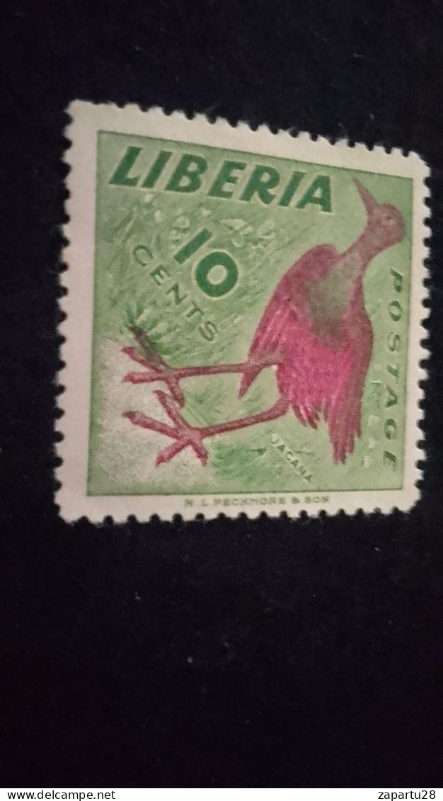 LİBERYA--1947   10  C      DAMGASIZ   UÇAK - Liberia