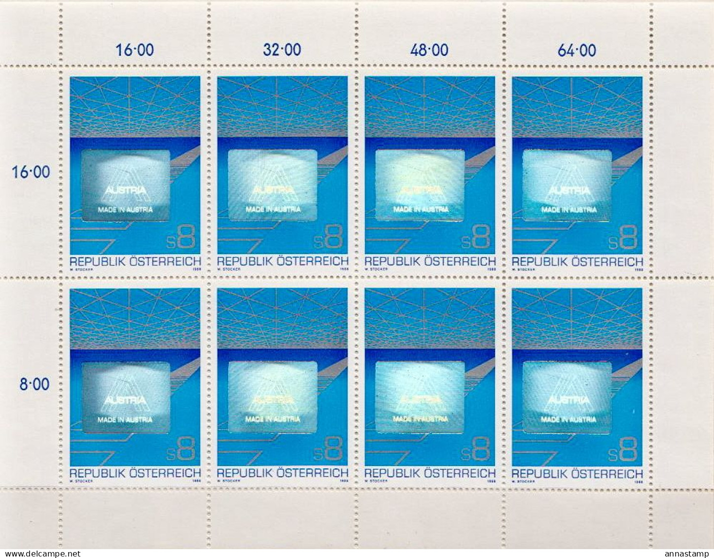 Austria MNH Minisheet - Fabriken Und Industrien