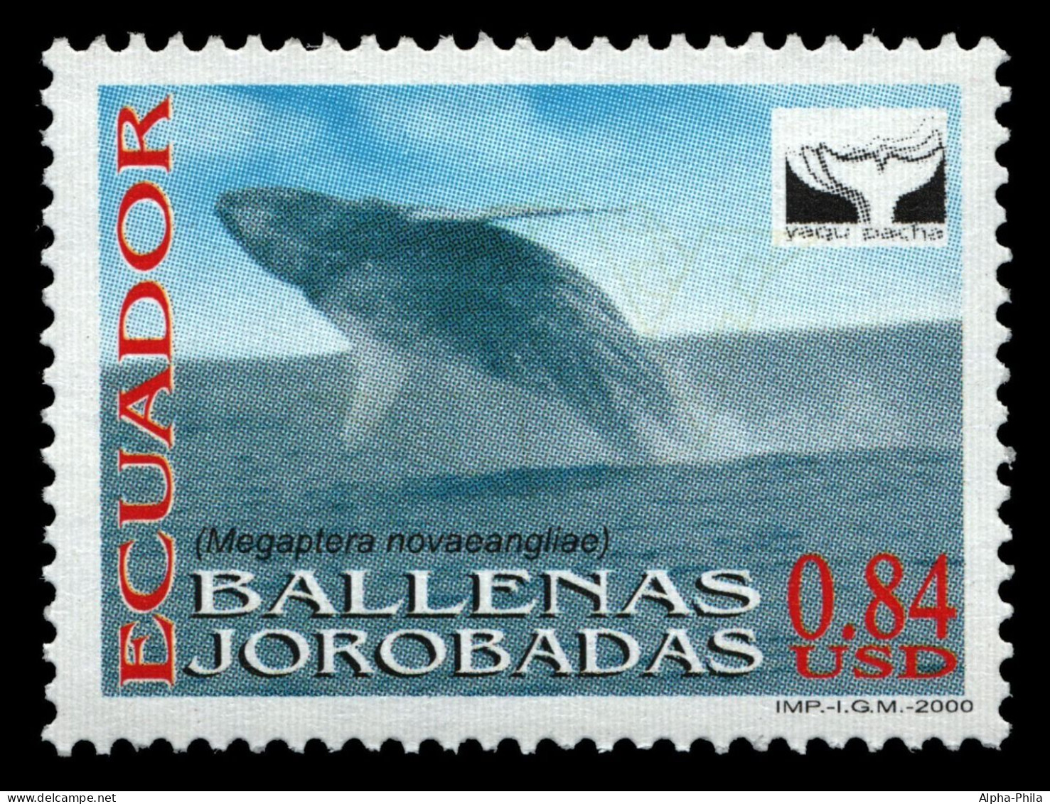 Ecuador 2000 - Mi-Nr. 2482 ** - MNH - Wale / Whales - Equateur