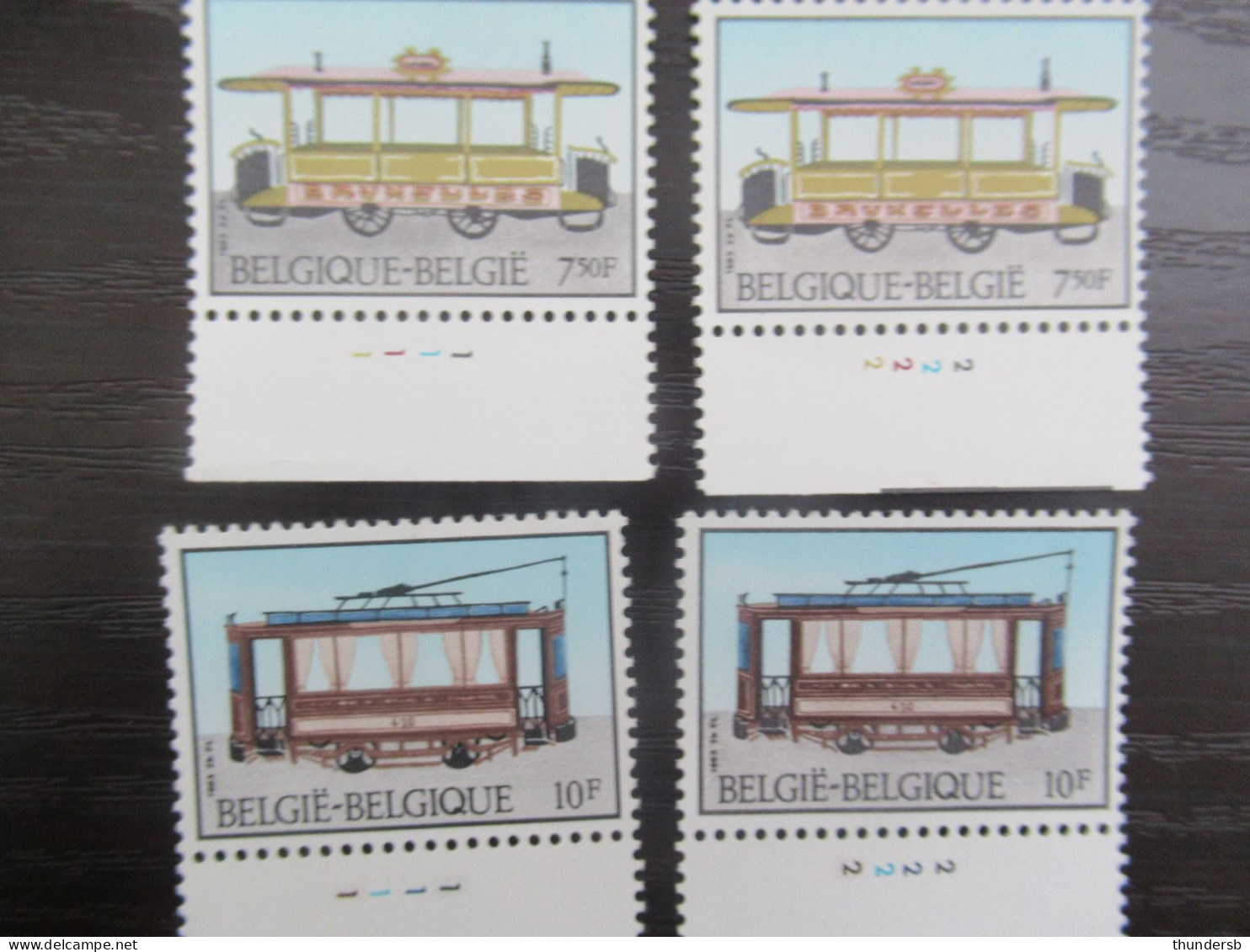 2079/81 'Tram En Trolleybus' - Postfris ** - Volledige Set Plaatnummers - 1981-1990