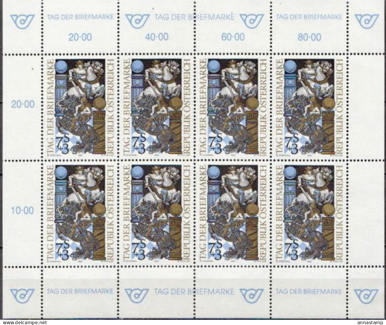 Austria MNH Minisheet - Tag Der Briefmarke