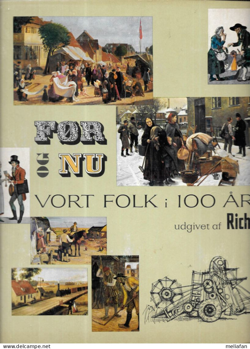 CK97 - ALBUM COLLECTEUR CAFES RICHS DANEMARK -FOR OG NU VORT FOLK I 100 AR - Albumes & Catálogos