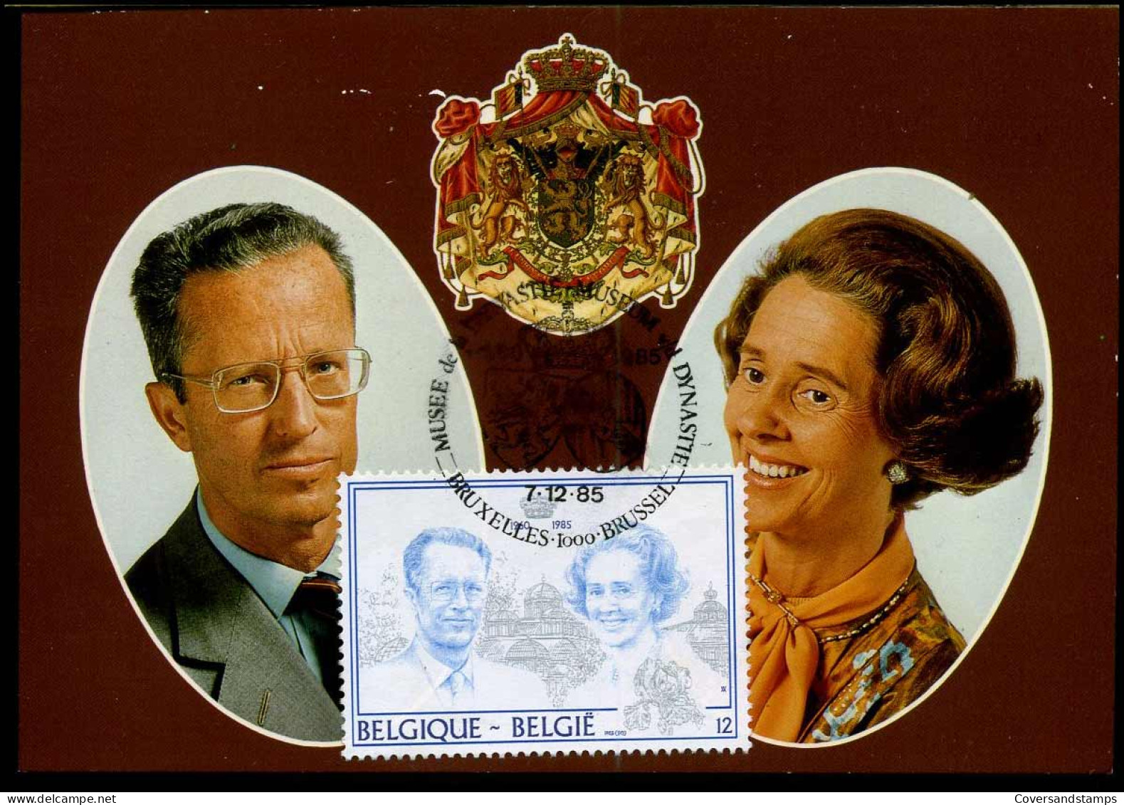 2198 - MK - Koning Boudewijn En Koningin Fabiola  - 1981-1990