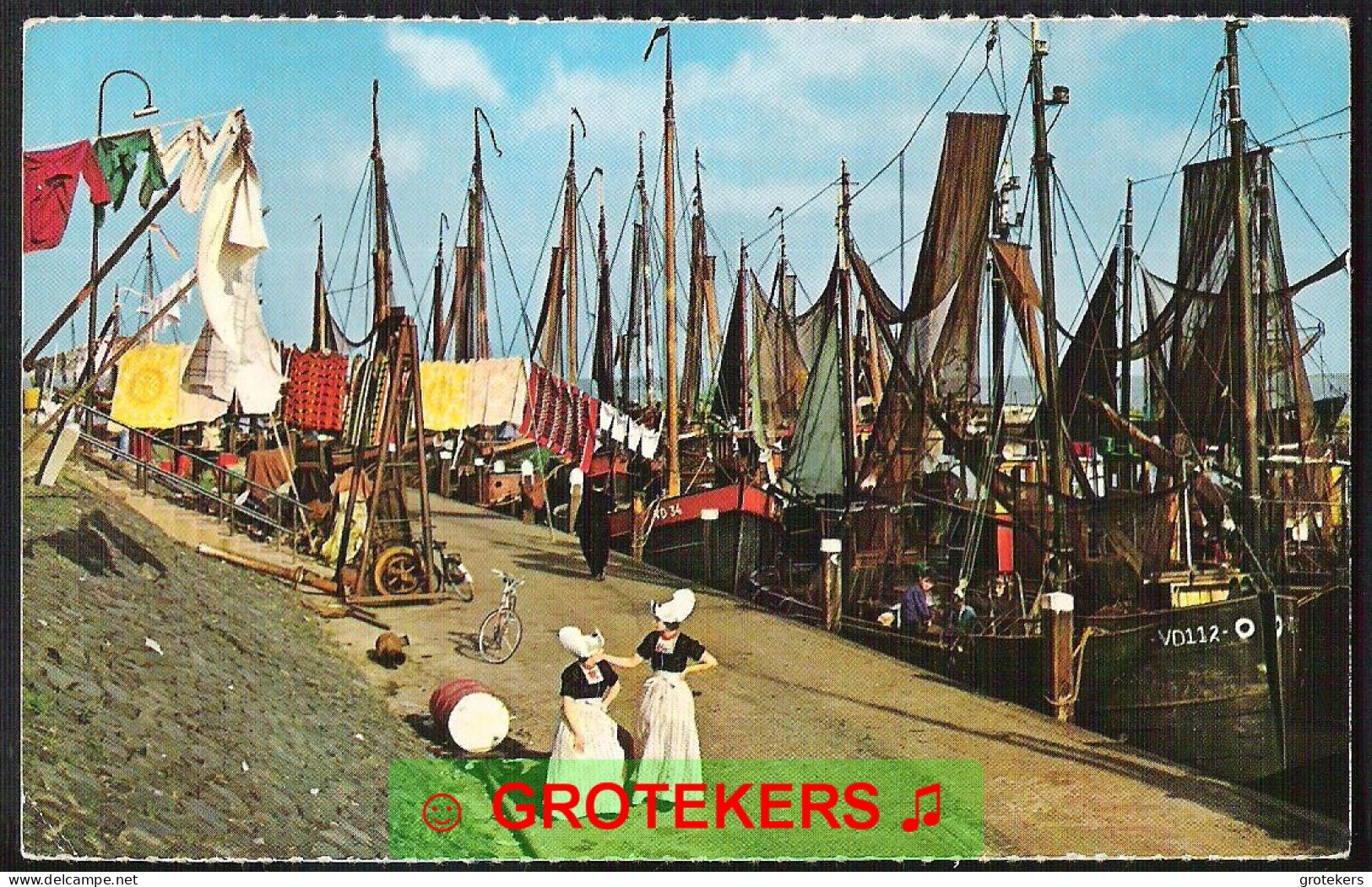 VOLENDAM De Vissersvloot Is Binnen 1967 - Volendam