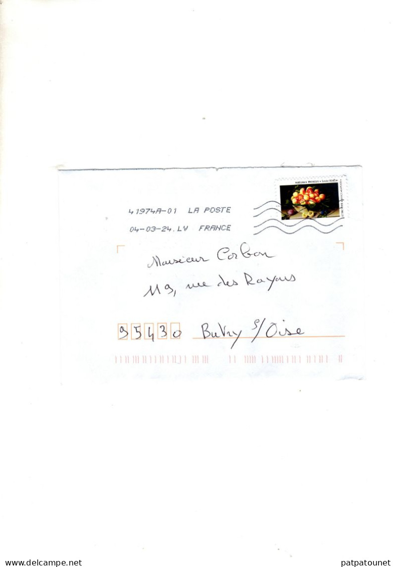 France Lettre 2024 1 Timbre - Storia Postale