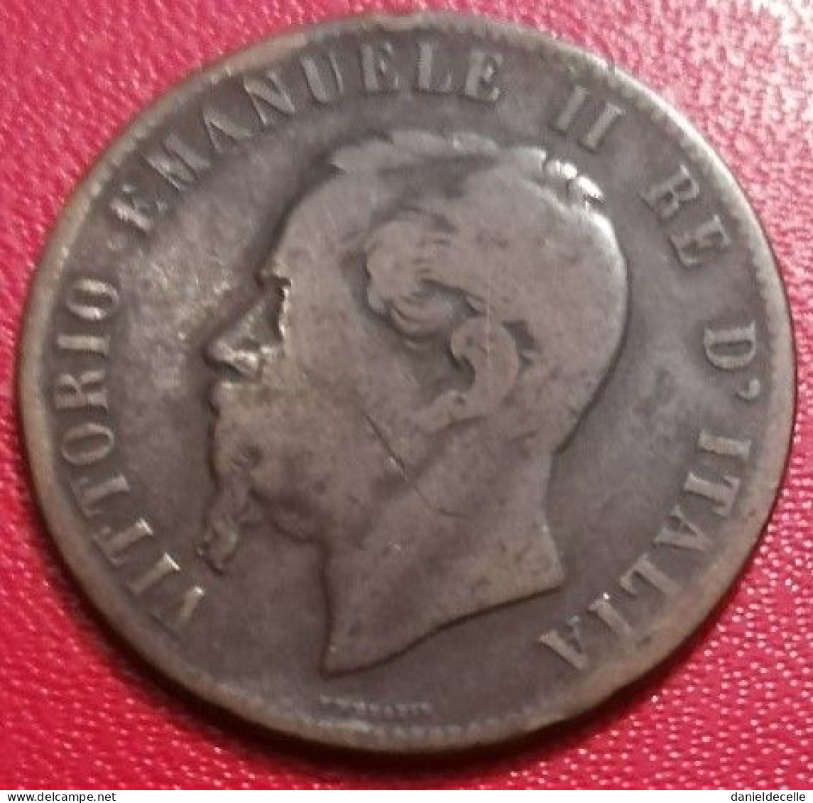 10 Centesimi Italie 1867 OM Avec Points - 1861-1878 : Vittoro Emanuele II