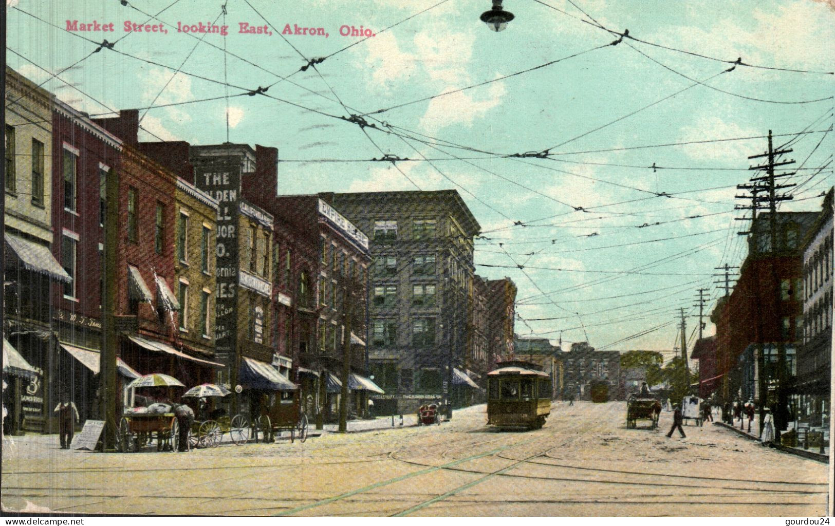 Market Street, Loocking Baat- AKRON - OHIO - Akron