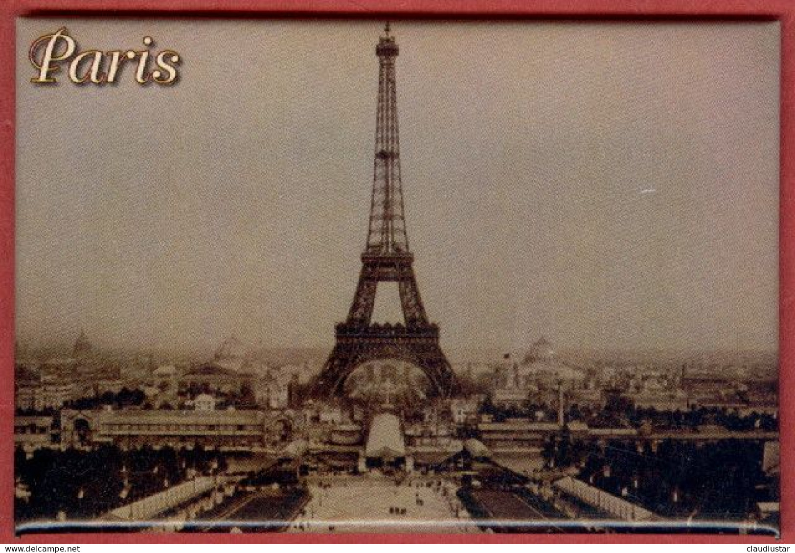 ** PLAQUE  PARIS  -  TOUR  EIFFEL ** - Magnetos