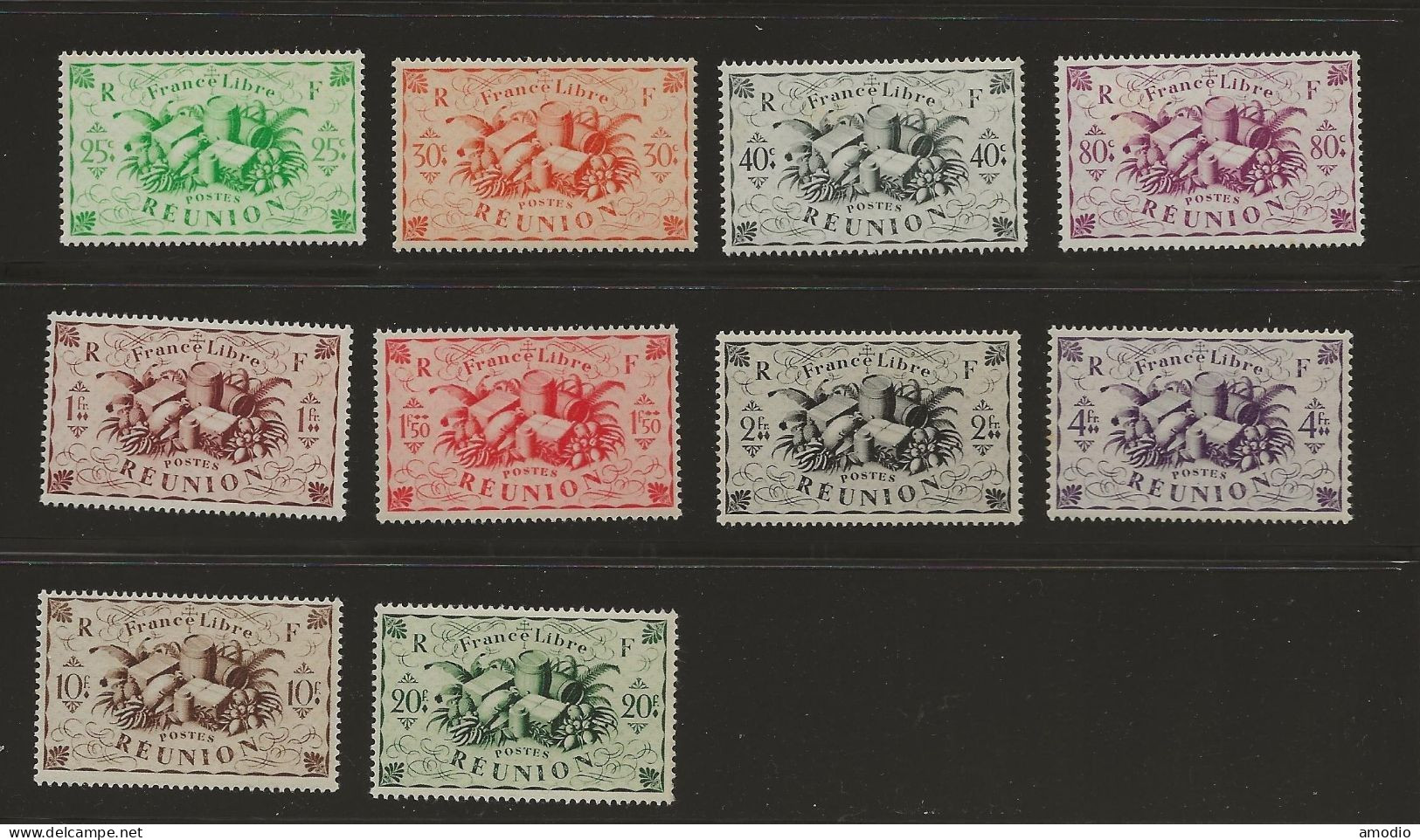 Réunion YT 47 Saint Denis 1908 + YT 8 Colis Postaux Oblit - Used Stamps