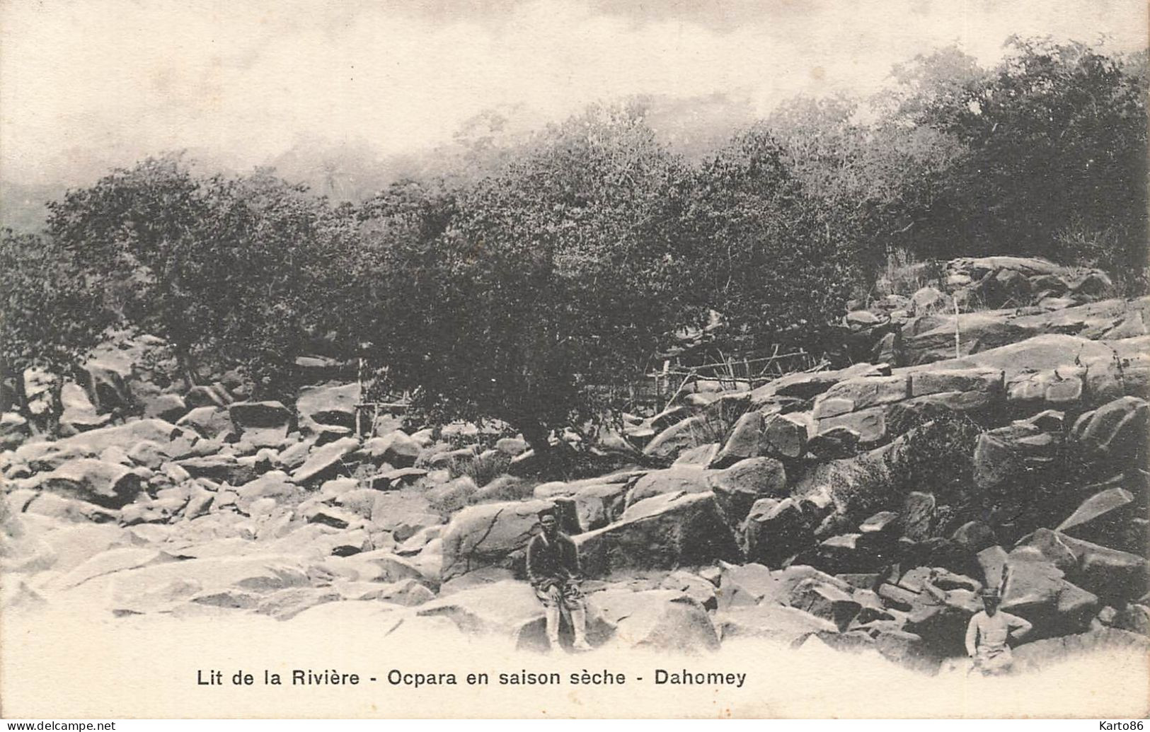 Dahomey * Ocpara En Saison Sèche , Lit De La Rivière * éthnique Ethnic Ethno - Dahome