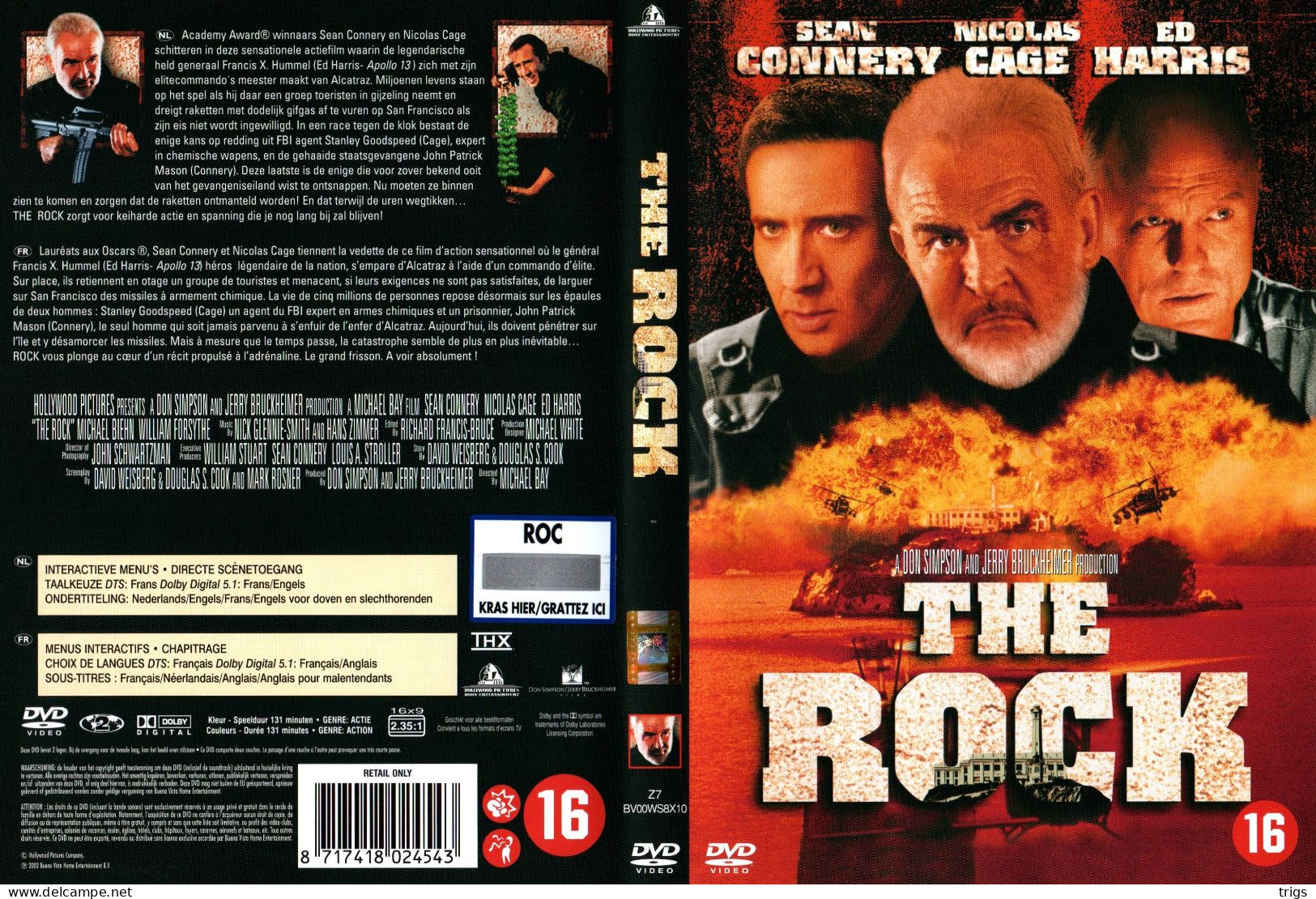 DVD - The Rock - Action, Adventure