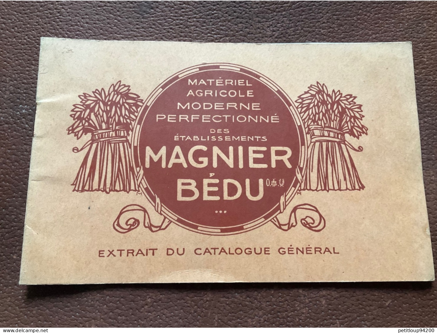 Catalogue MAGNIER BEDU Matériel Agricole CHARRUE HOUE  SEMOIR DÉCHAUMEUSE CONCASSEUR Thesy Par Cernans - Landwirtschaft