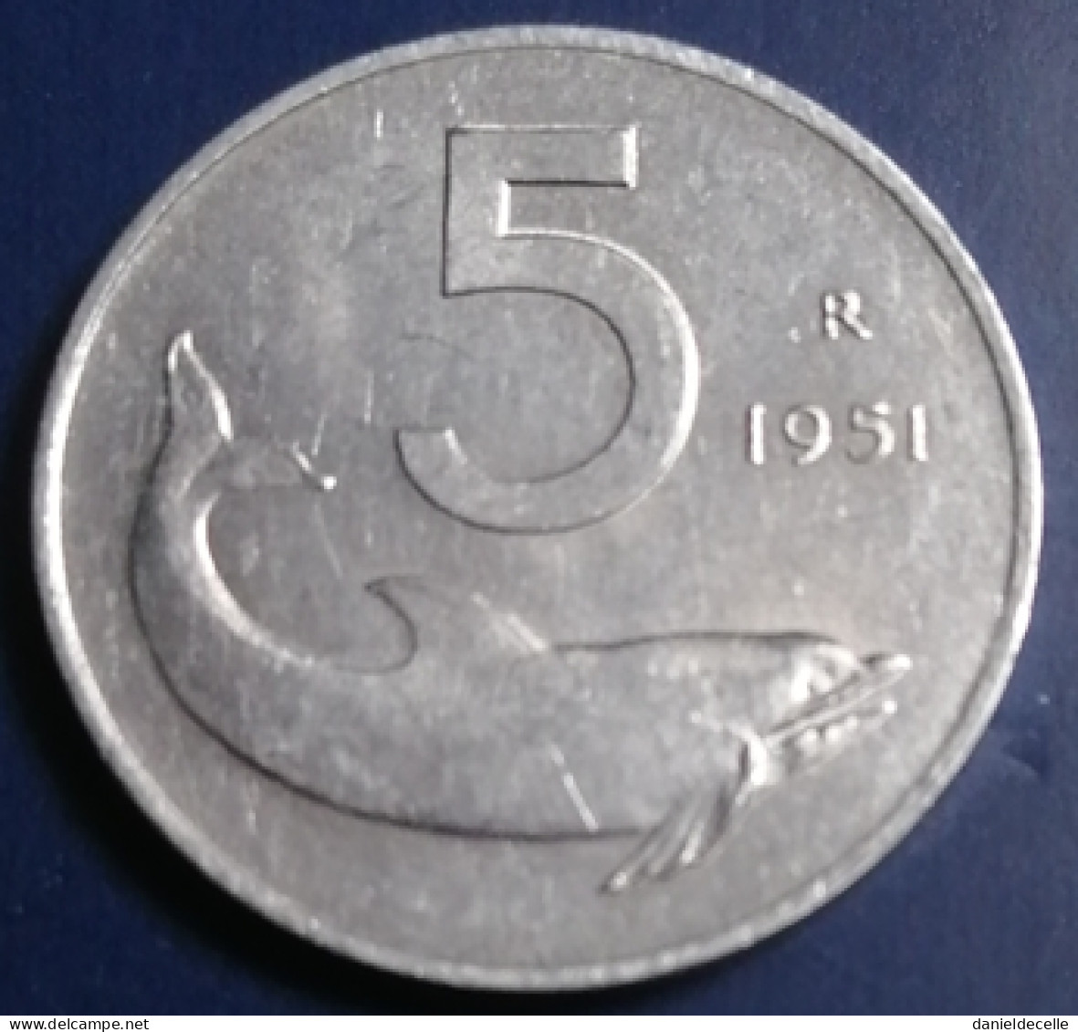 5 Lires Italie 1951 - 5 Liras