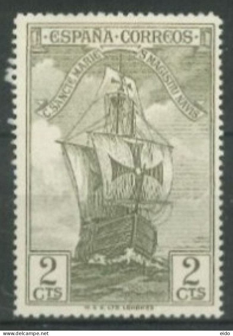 SPAIN,  1930, BOW OF SANTA MARIA STAMPS SET OF 2, # 419, & 421, MH (*). - Ongebruikt