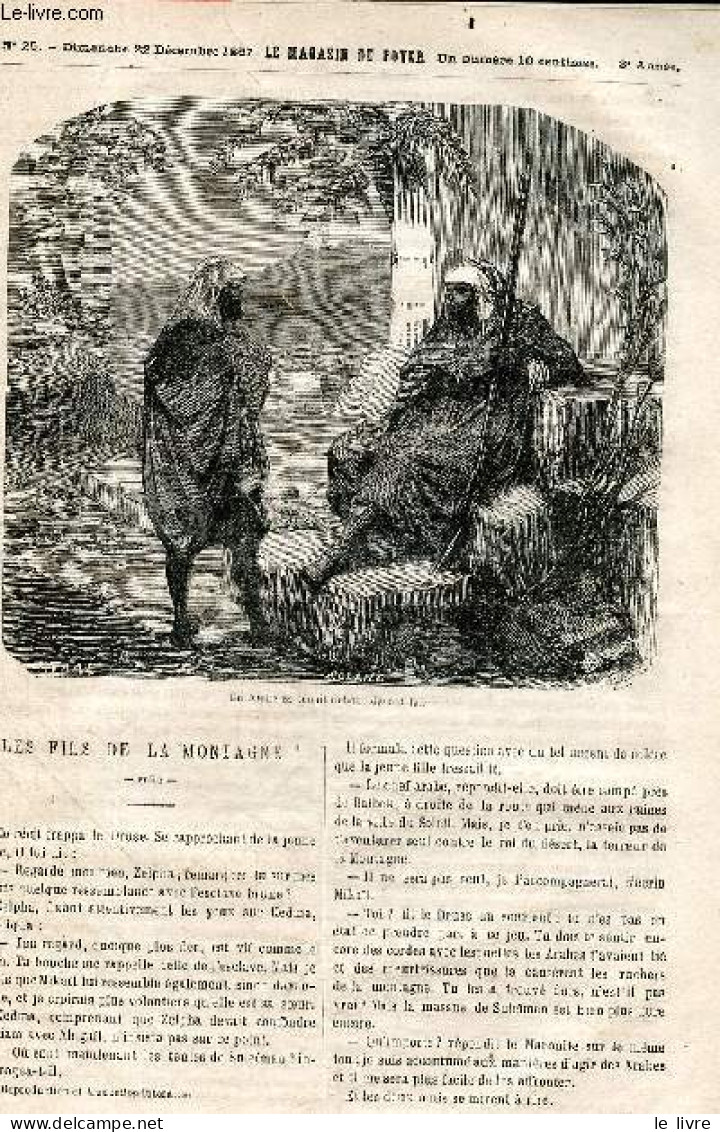 Le Magasin Du Foyer, Journal Des Bonnes Lectures - 1867, 3e Annee - N°25 Dimanche 22 Decembre 1867- Les Fils De La Monta - Autre Magazines