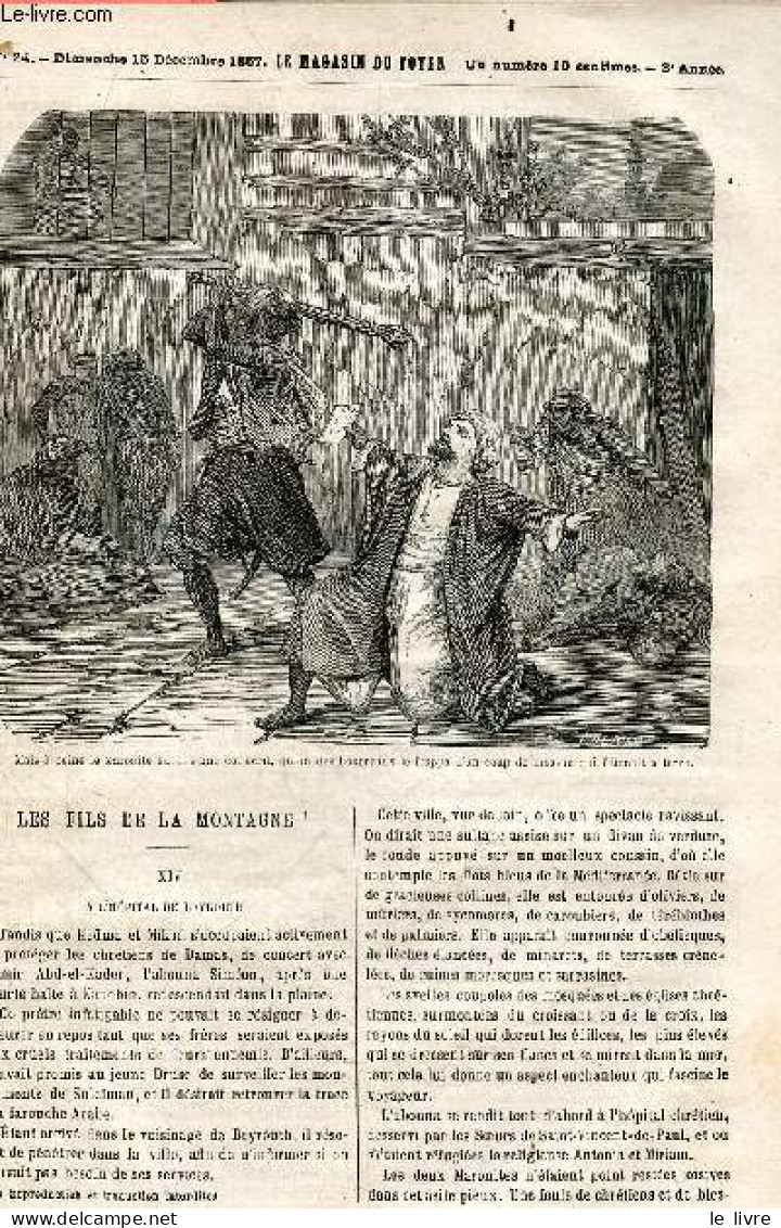 Le Magasin Du Foyer, Journal Des Bonnes Lectures - 1867, 3e Annee - N°24 Dimanche 15 Decembre 1867- Les Fils De La Monta - Andere Magazine