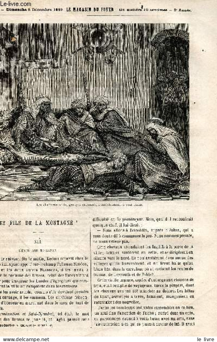 Le Magasin Du Foyer, Journal Des Bonnes Lectures - 1867, 3e Annee - N°23 Dimanche 8 Decembre 1867- Les Fils De La Montag - Autre Magazines