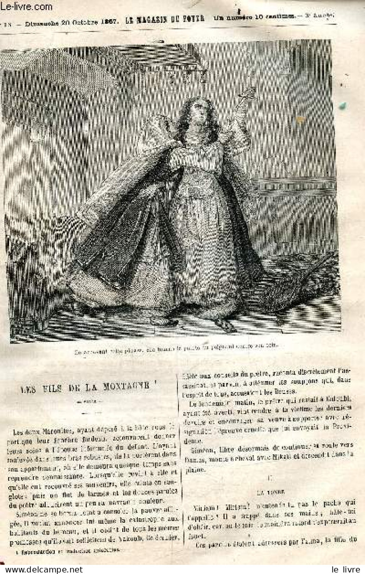 Le Magasin Du Foyer, Journal Des Bonnes Lectures - 1867, 3e Annee - N°16, Dimanche 20 Octobre 1867- Les Fils De La Monta - Autre Magazines