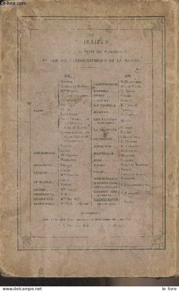 Mer Rouge Et Golfe D'Aden - Océan Indien - Instruction Nautiques, Etat-major Général De La Marine, Service Hydrographiqu - Français