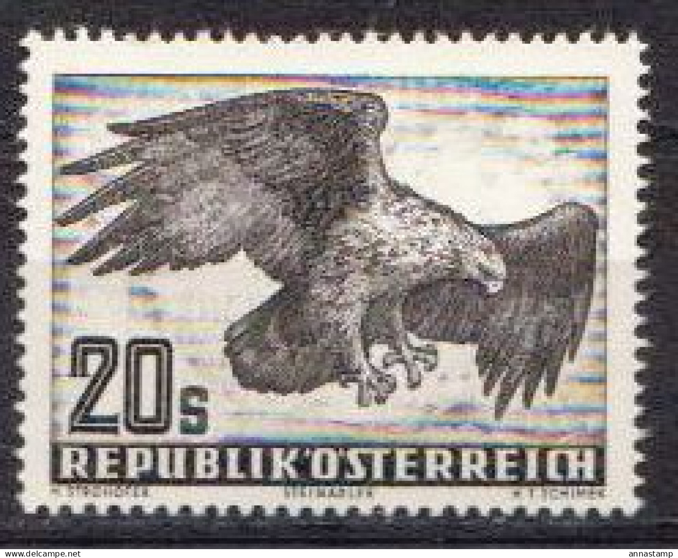 Austria MNH Stamp - Adler & Greifvögel