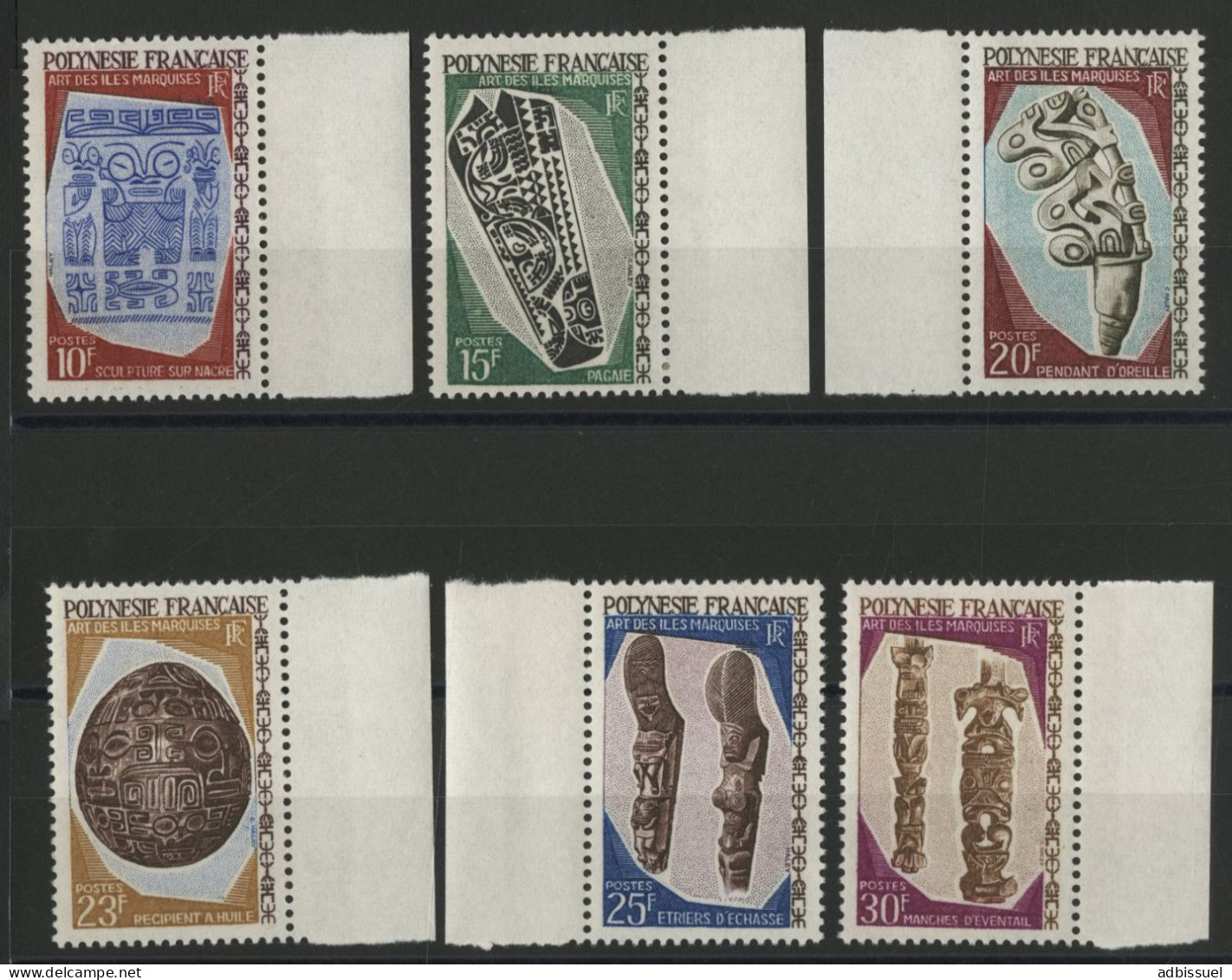 POLYNESIE N° 52 à 57 Neufs ** (MNH) Cote 43 € TB - Unused Stamps