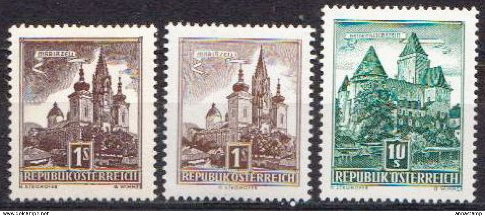 Austria MNH Stamps - Castles