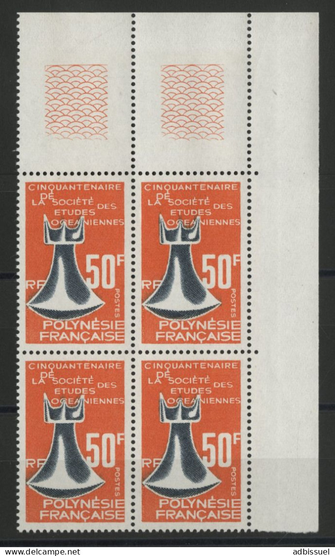 POLYNESIE N° 46 Neufs ** (MNH) Bloc De Quatre Cote 82 € TB - Ongebruikt