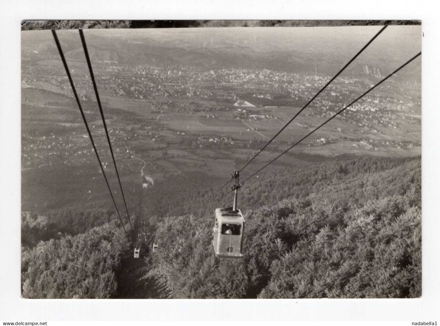 1960. YUGOSLAVIA,SLOVENIA,KRANJ,POHORJE SKI LIFT,POSTCARD,USED,FLAM - Yougoslavie