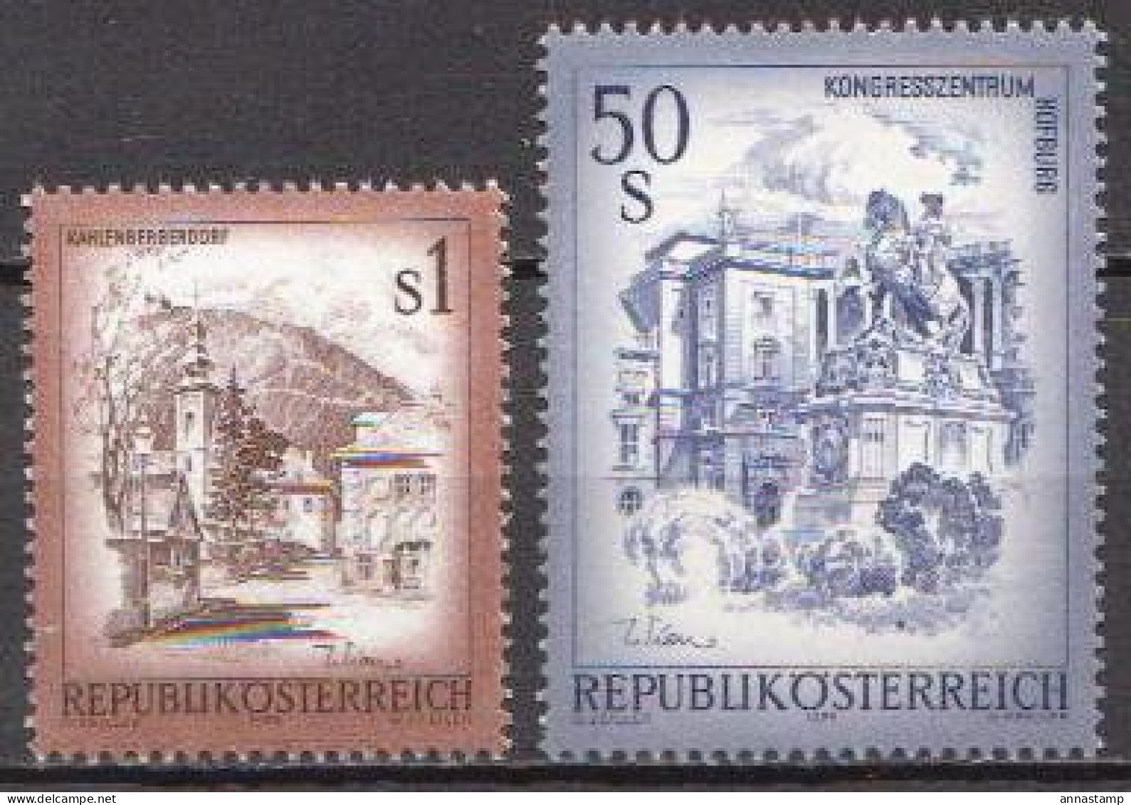 Austria MNH Set - Castelli