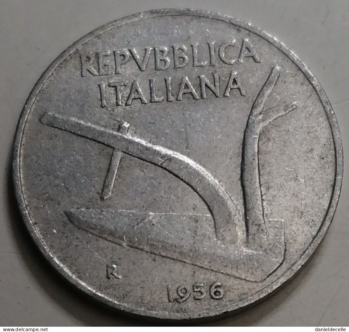 10 Lires Italie 1956 - 10 Liras