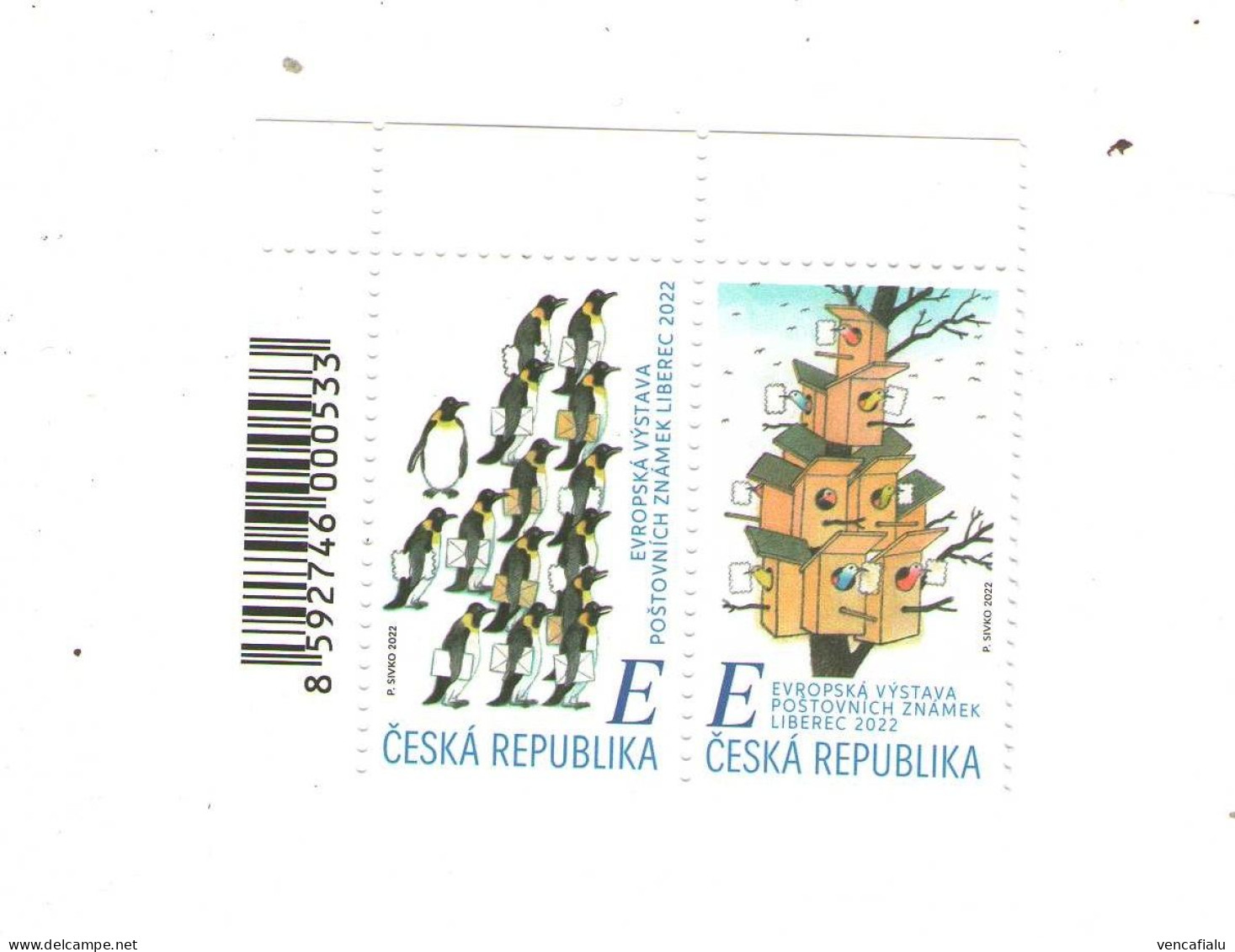 Czech Republic 2022 -  Polar Salon Liberec, Barcode In Edge, MNH - Esposizioni Filateliche