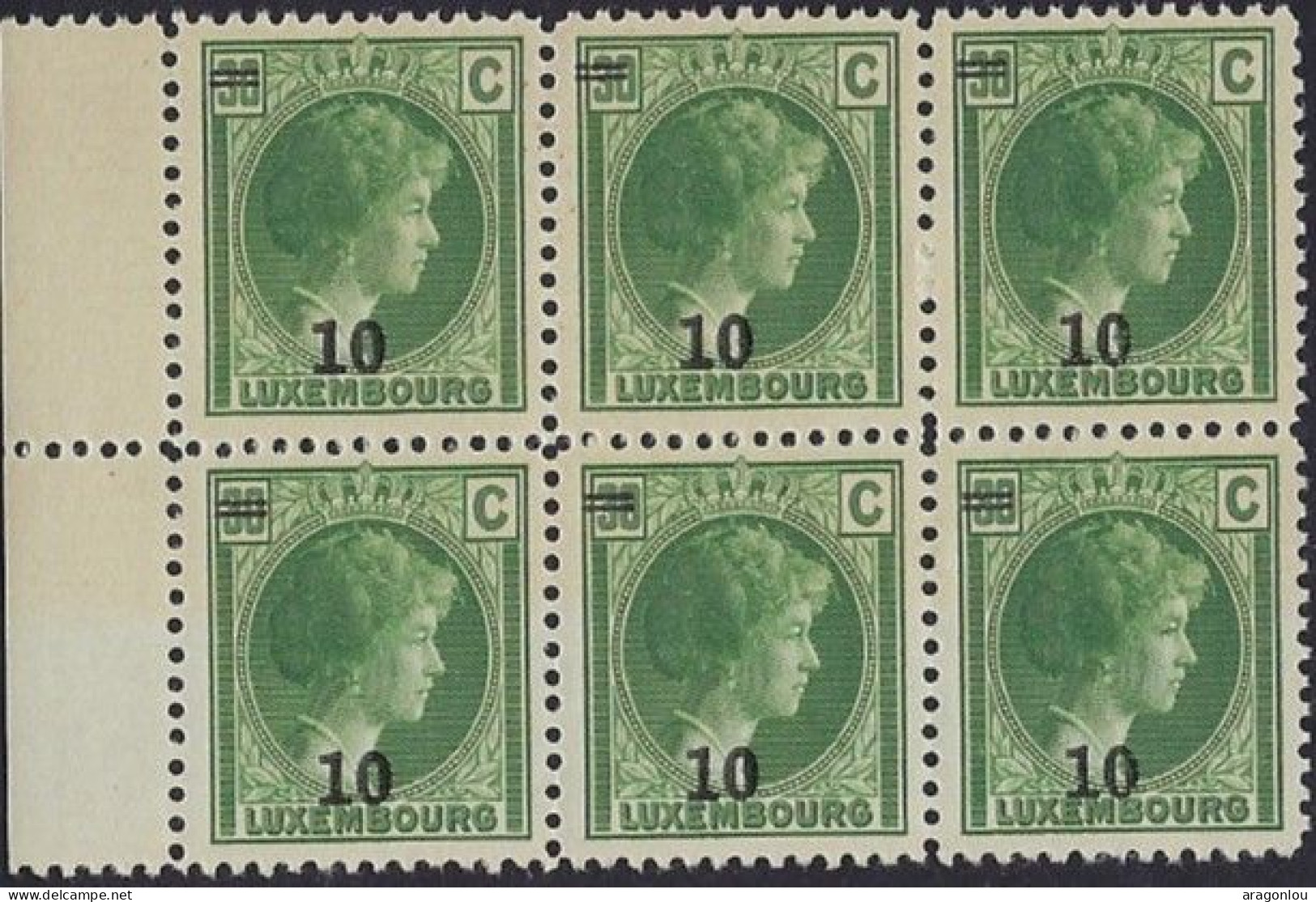 Luxembourg - Luxemburg - Timbres - Bloc à 6   Charlotte    MNH** - 1926-39 Charlotte De Perfíl Derecho